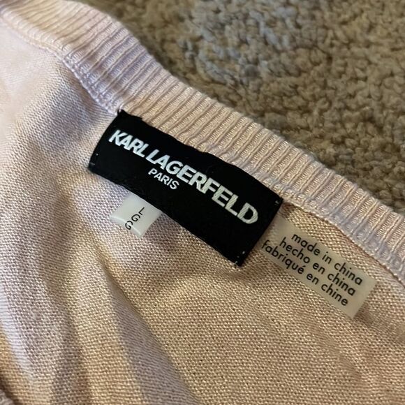 Karl lagerfeld large pink top - Picture 8 of 8